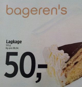 Bageren's lagkage